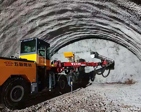 两臂岩石钻机箱