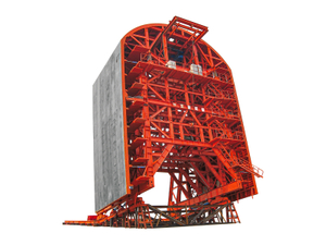 特大断面斜洞常态混凝土自动浇筑台车